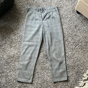 Ankle cropped patterned work pants size S from Urban Renewal